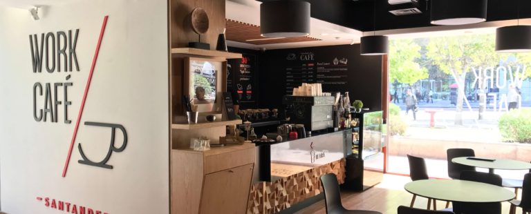La banca introduce el concepto de “Work Café” en España